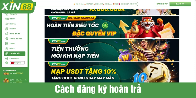 Nhớ đăng nhập mỗi ngày để nhận khuyến mãi hoàn trả tại XIN88