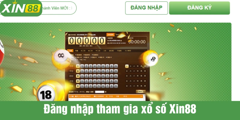 Đăng ký và đăng nhập xổ số Xin88 cực kỳ đơn giản