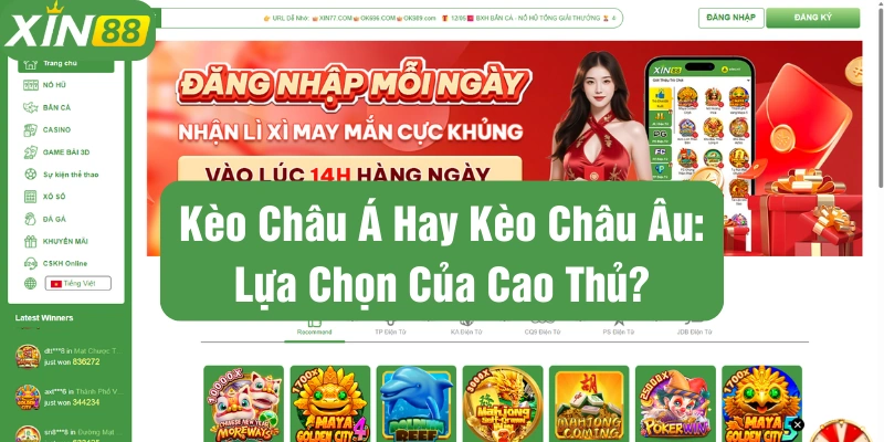 Chọn kèo chính xác cùng thể thao Xin88
