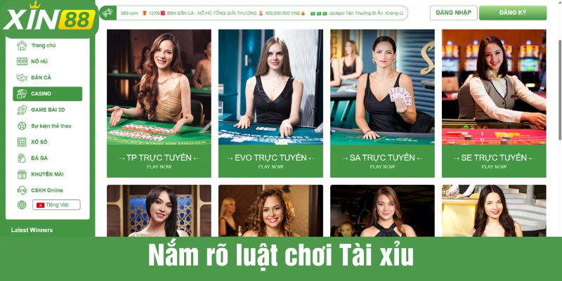 Trước khi chơi tài xỉu bạn nên nắm rõ luật chơi