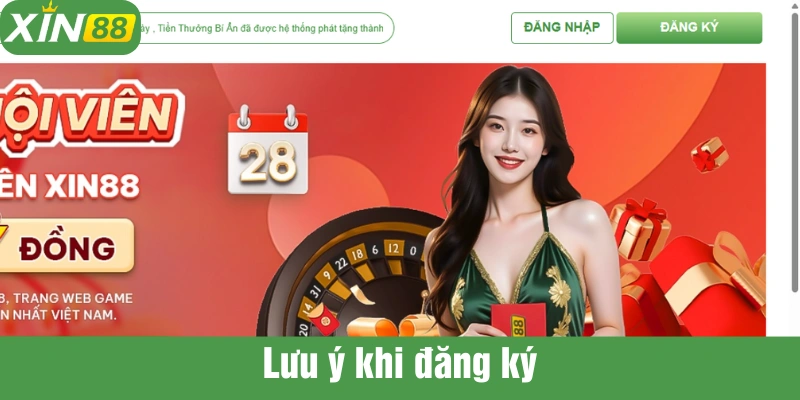 Kiểm tra kỹ càng thông tin trước khi đăng ký