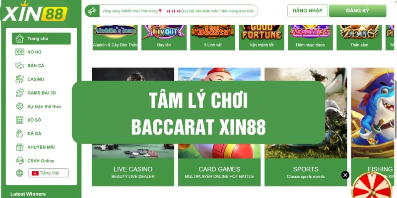Tâm lý đóng vai trò cực kỳ quan trọng baccarat XIN88