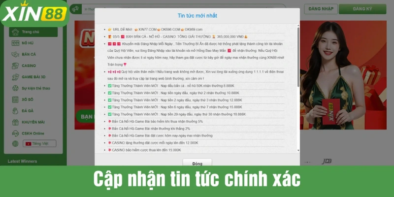 Tin tức cập nhật nhanh và chính xác nhất tại XIN88