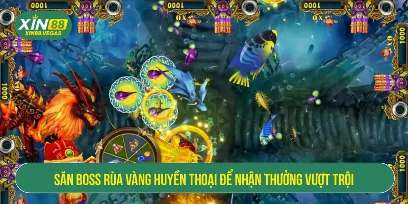 Săn boss Rùa Vàng huyền thoại để nhận thưởng vượt trội